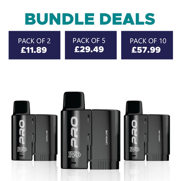 IVG PRO 12, 10k puffs refill/Replacement pods - Starting From £5.80